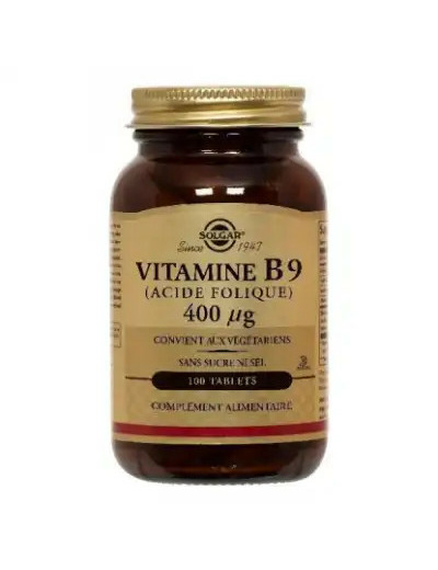 Solgar Vitamine B9 (acide Folique) 400 µg Tablets