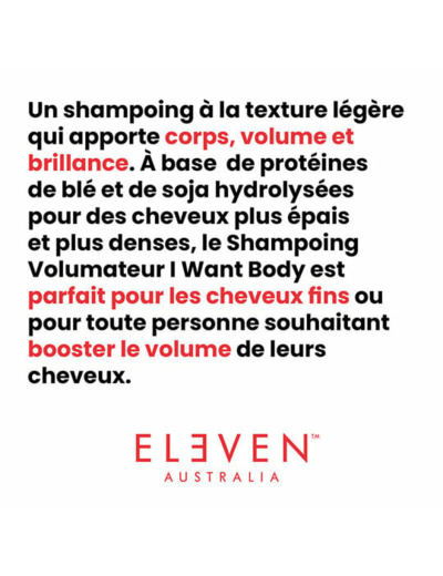 Rituel pour cheveux fins I Want Body