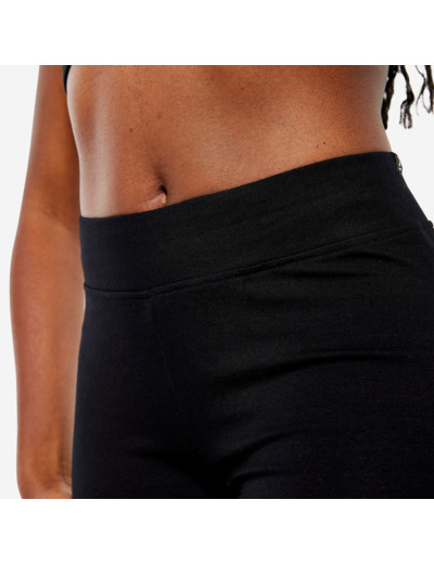 Short slim Fitness Femme - 500 Noir