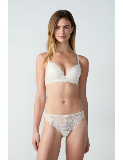 Soutien-gorge N.2 - Le push-up plongeant irisé