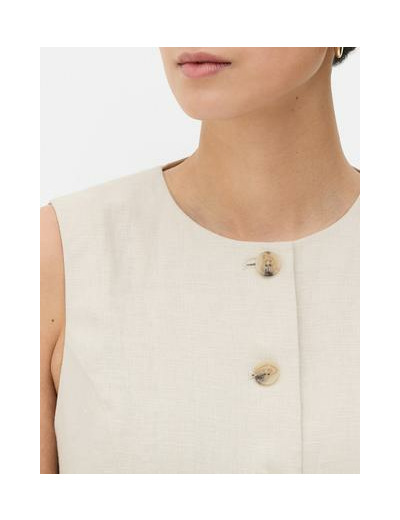 Gilet de costume en lin The Edit