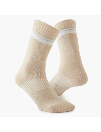Chaussettes roller adulte 100 beiges