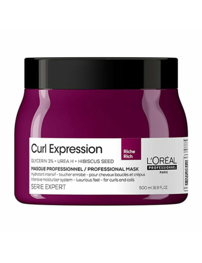 Masque riche hydratant intensif pour cheveux crépus Curl Expression 500ml