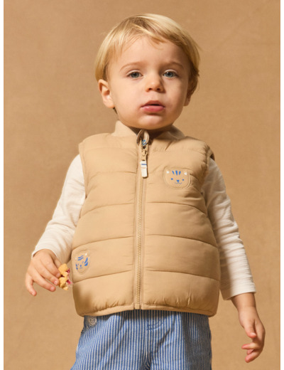 Doudoune matelassé réversible chat