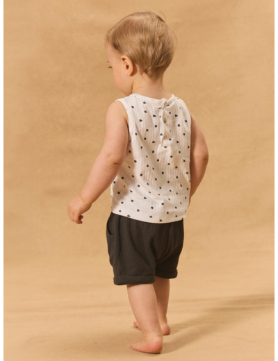 Ensemble débardeur short panda