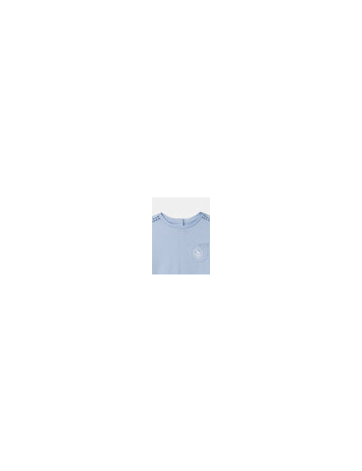 T-shirt bleu ciel pour filles