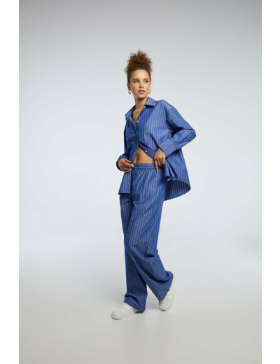 Pantalon à jambe large