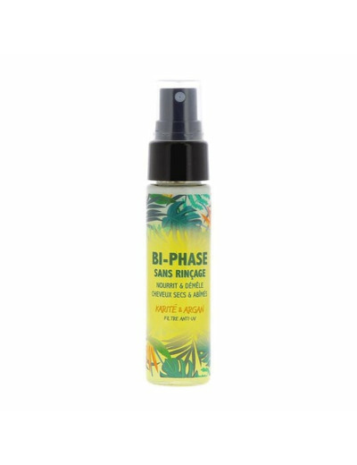 Démêlant bi-phase à l'argan et au karité 30ml