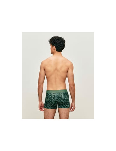 Boxer en microfibre léopard