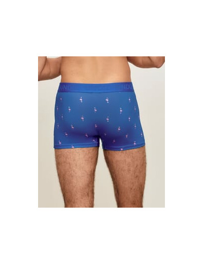 Boxer en microfibre motifs flamants roses