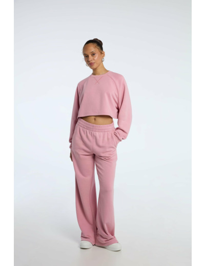 Sweatshirt à l'aspect brillant