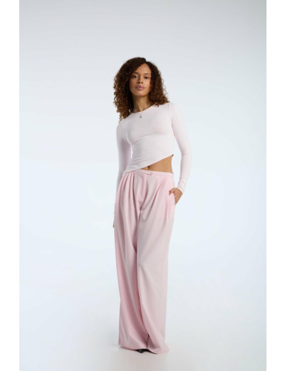 T-shirt manche longue assymétrique