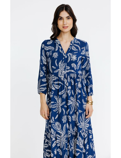 Robe longue bohème à base