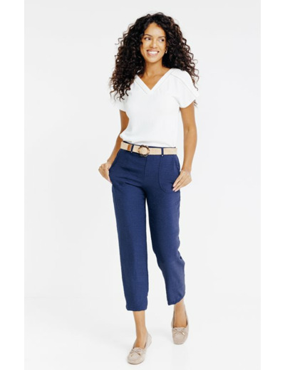 Pantalon fluide bouton coco