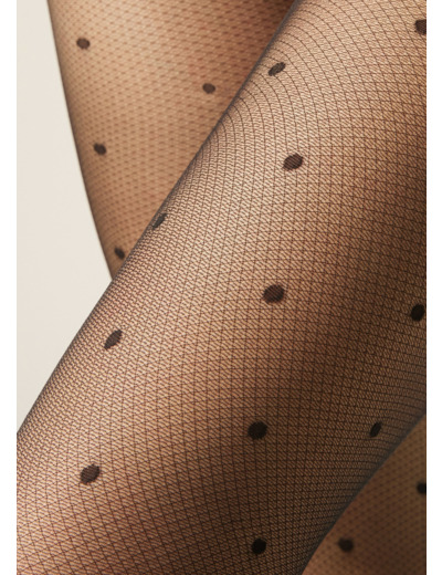 Collant à pois