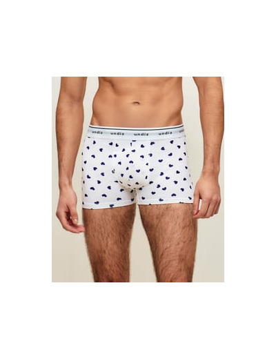 Boxer en coton motifs coeurs