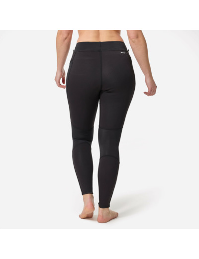 LEGGING ANTI UV SURF 900 FEMME NOIR avec découpes en NÉOPRÈNE