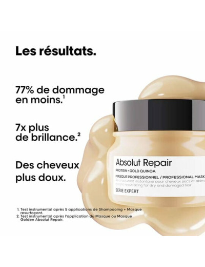 Masque restructurant intense Absolut Repair 250 ml