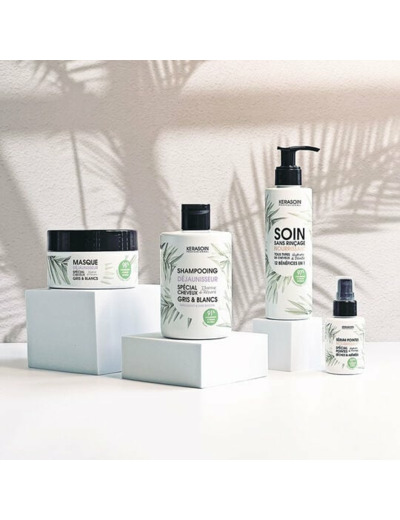 Masque déjaunisseur cheveux gris & blancs Gamme Nature