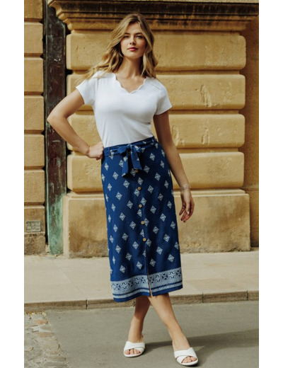 Jupe longue imprimée