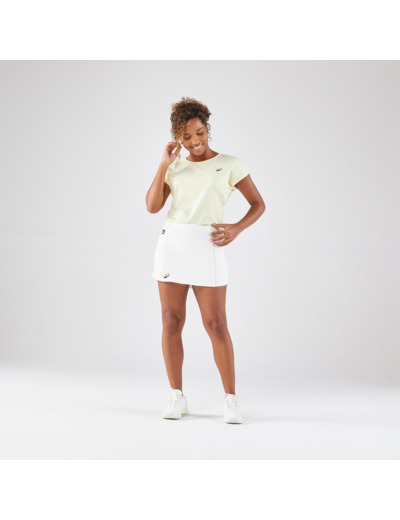 Jupe de tennis HIP BALL Femme - TSkirt Dry Hip Ball blanc cassé