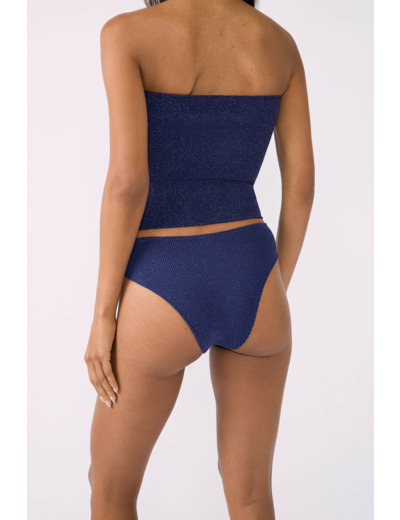 Bikini high leg en matière extensible bas de maillot