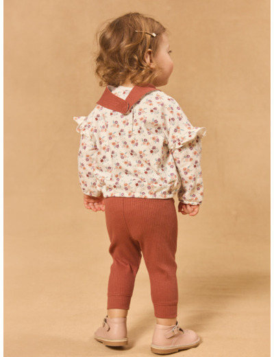 Ensemble sweat, legging et bavoir