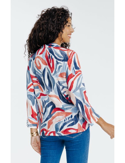 Chemise imprimé abstrait