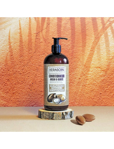 Conditionneur cheveux bouclés frisés Argan & Karité
