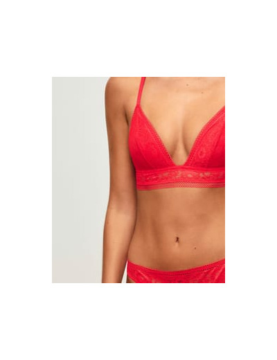 Soutien-gorge triangle en dentelle