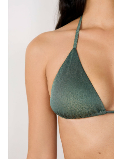 Triangle haut de maillot pailleté