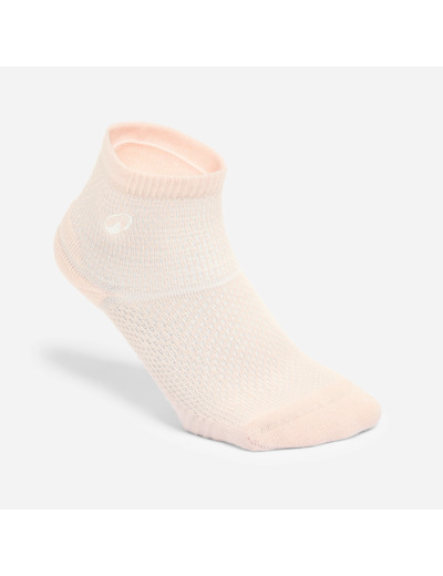 Chaussettes cheville, rose et blanc, lot de 3