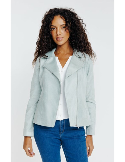 Blouson biker doublé