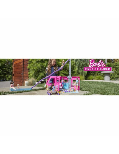 BARBIE - MEGA CAMPING CAR TRANSFORMABLE