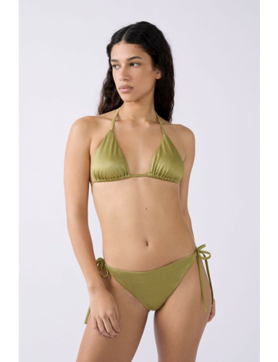 Triangle haut de maillot pailleté,Triangle haut de maillot pailleté;${refinementColor}