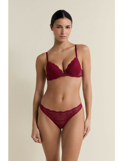 Soutien-gorge N.2 - Le push-up plongeant en dentelle,Soutien-gorge N.2 - Le push-up plongeant en dentelle;${refinementColor}