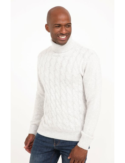 Pull Col Roulé Torsadé