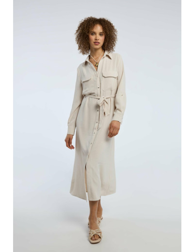 Robe midi chemise