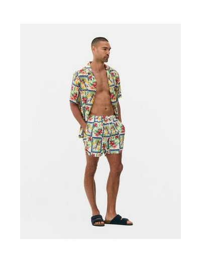Short de bain tropical