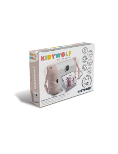 KYDIPRINT - APPAREIL PHOTO AVEC IMPRESSION THERMIQUE IMMÉDIATE ROSE