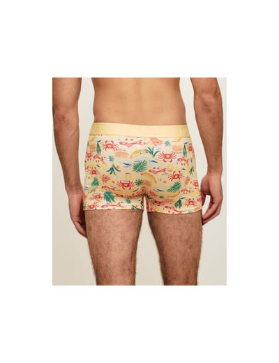 Boxer en microfibre motifs crustacés