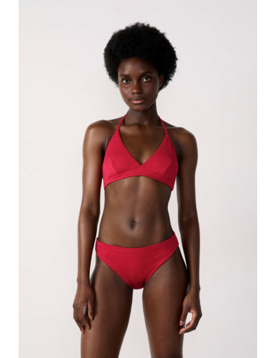 Triangle haut de maillot pailleté