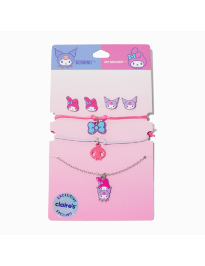 Parure de bijoux My Melody™ & Kuromi™ Sanrio® en exclusivité chez Claire's - Lot de 5