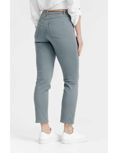 Pantacourt coton et ceinture