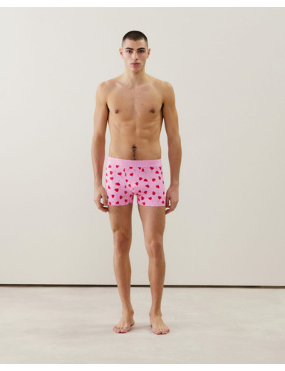 Boxer en microfibre à motifs