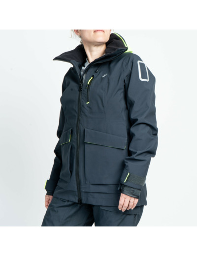Veste de quart Femme - Sailing 500 gris foncé