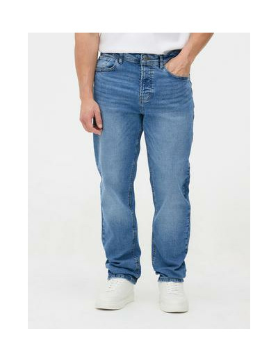 Jean droit taille mi-haute