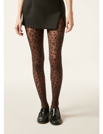 Collant 30 deniers à Motifs Animaliers