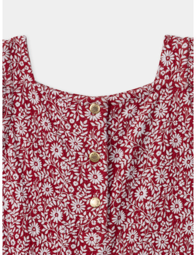 Combinaison imprimée fleuri