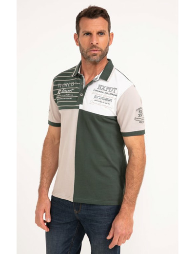Polo manches courtes Quadro